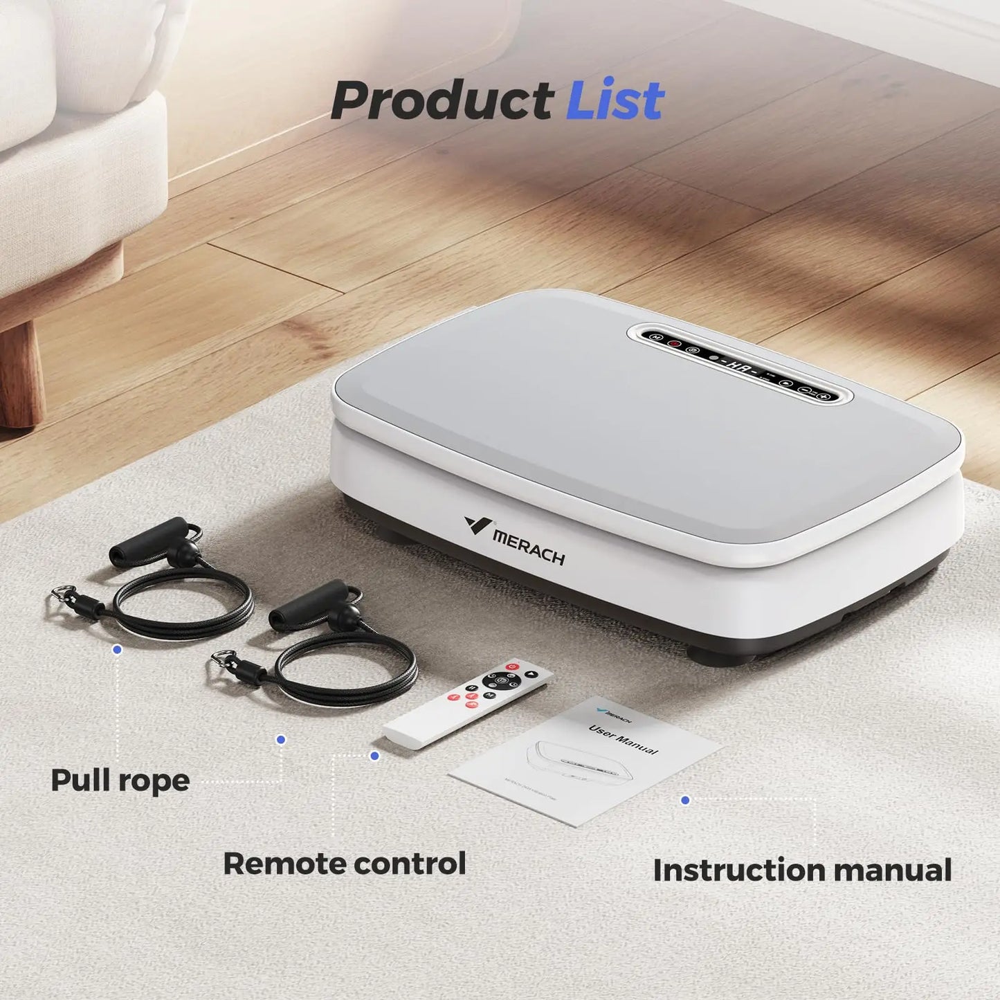 Vibration Plate Exercise Machine, Light Whole Body Workout