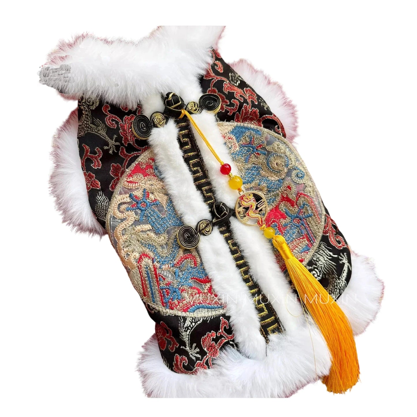 Clothing Dog Cat Winter New Year Chinese Style