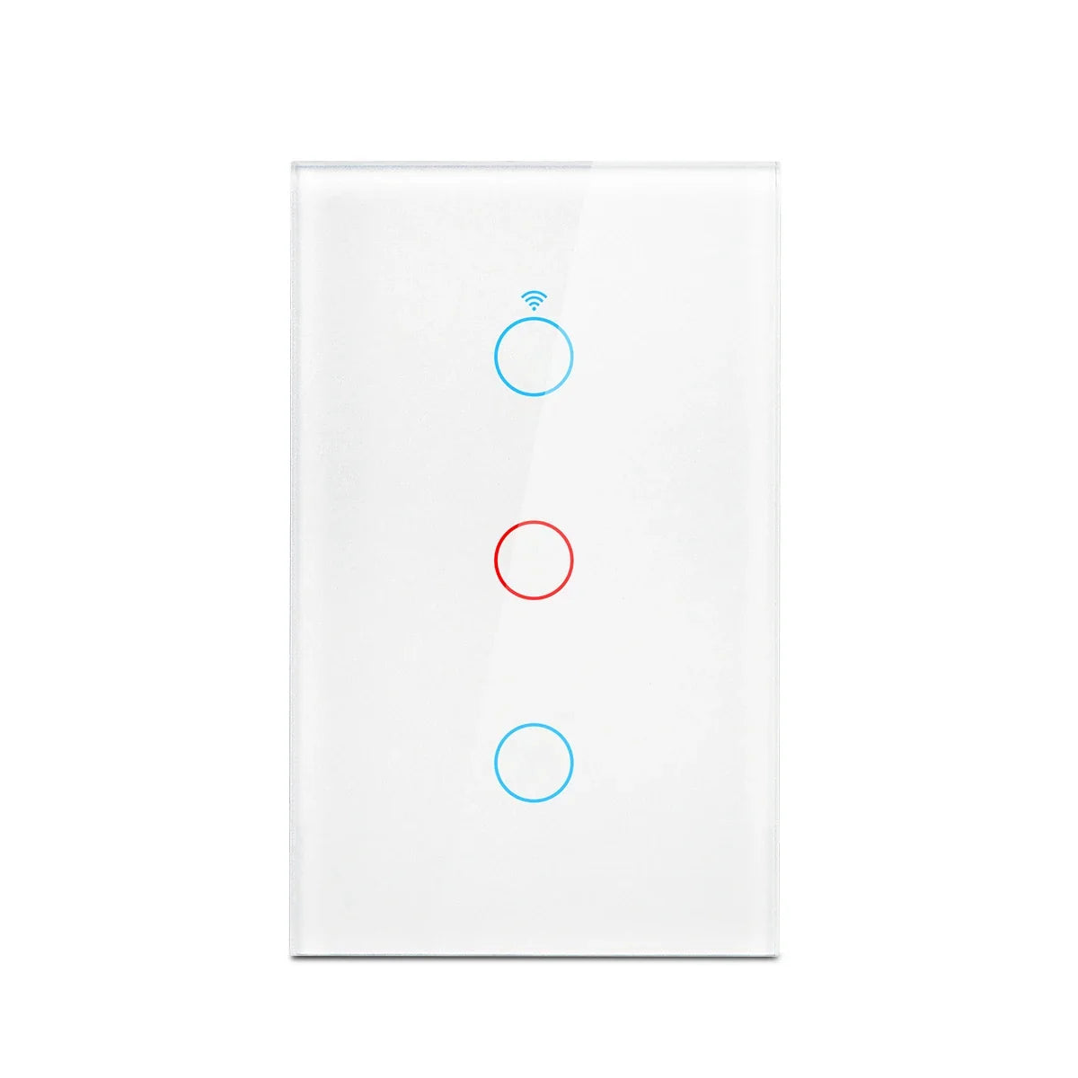 Tuya Smart Switches US Neutral Wire/No Neutral Wire Required 1/2/3/4 Gang Light WiFi Touch Switch Work with Alexa Google Home