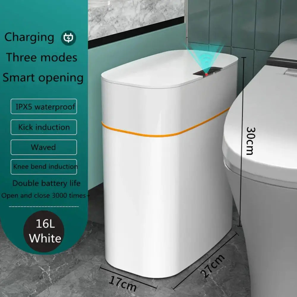 Smart Touchless Motion Sensor Trash can for Home and Car