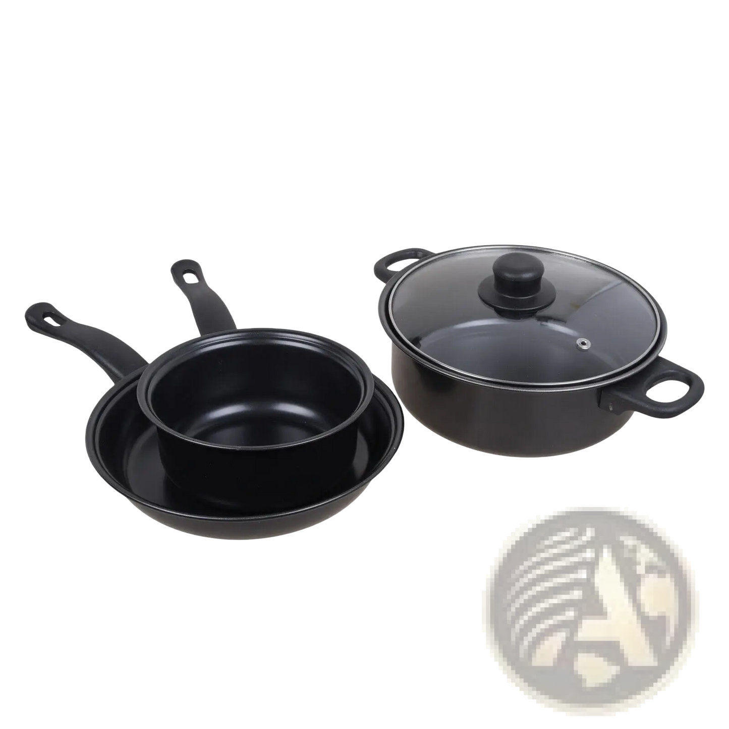 13 Piece Non Stick Cookware Set with Glass Lids
