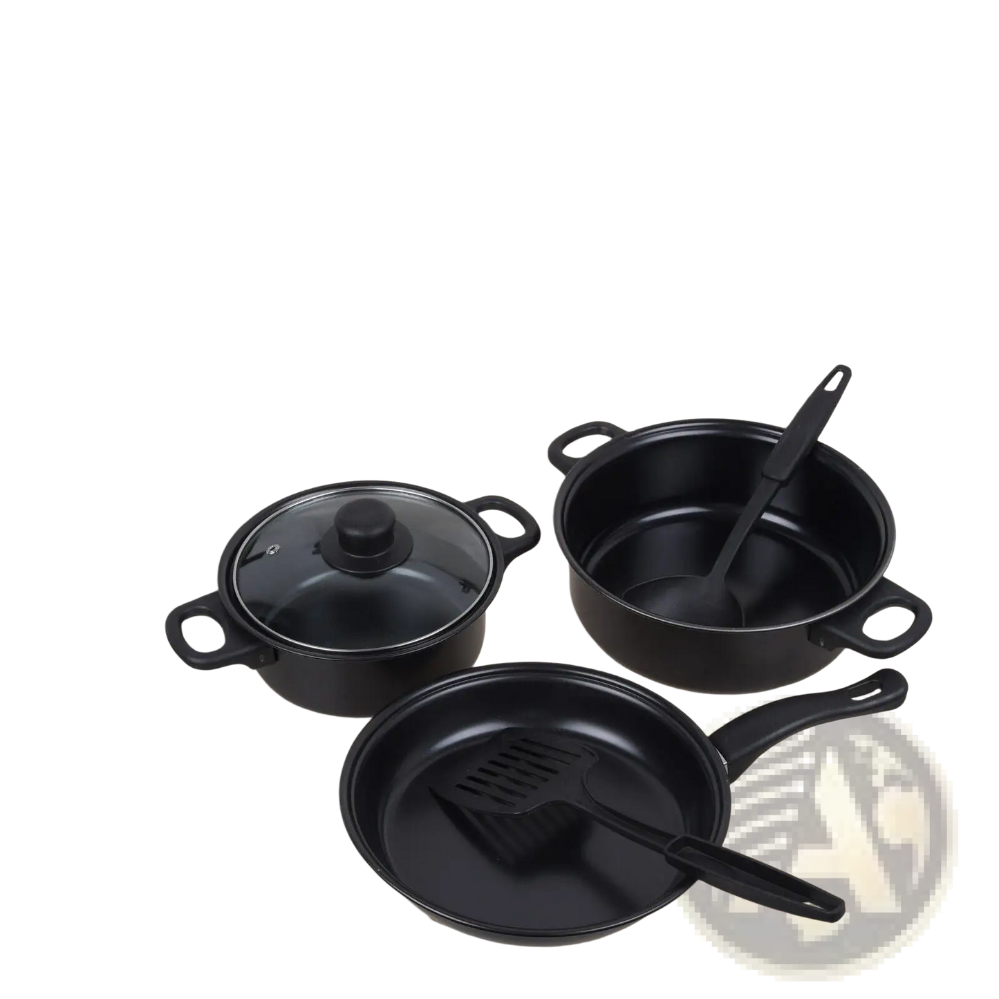 13 Piece Non Stick Cookware Set with Glass Lids
