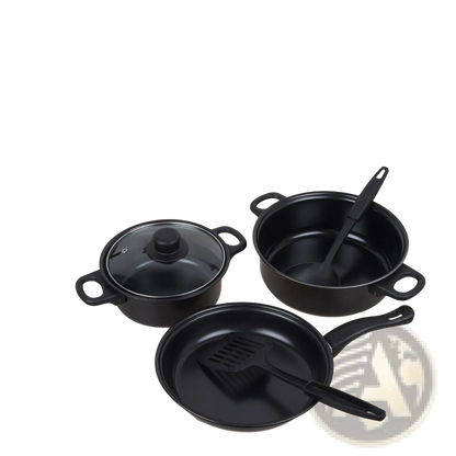 13 Piece Non Stick Cookware Set with Glass Lids