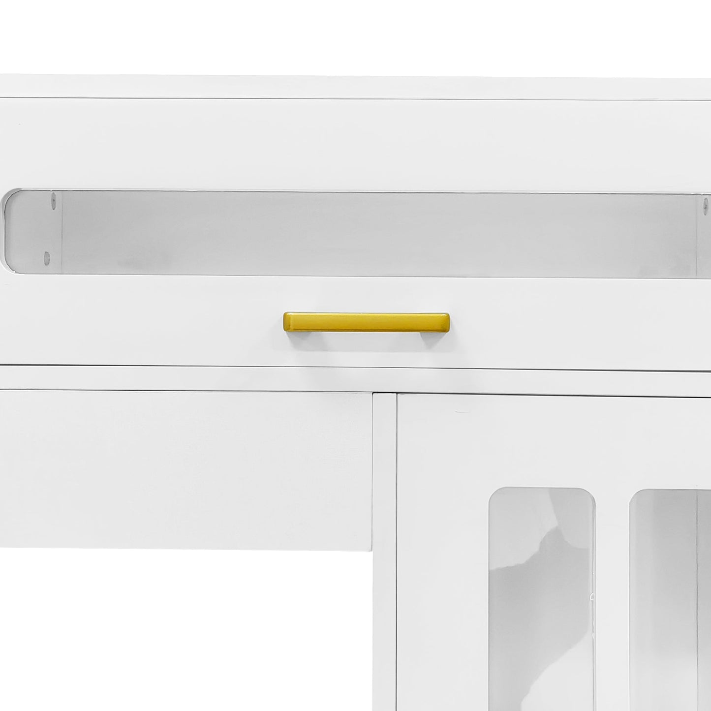 Vibe Haus 98.4" Wall Unit Entertainment Center