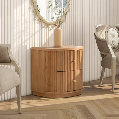Valentine 24" 2-Drawer Storage Side Table