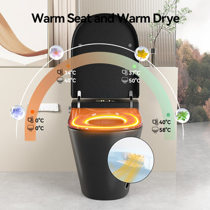Unique Smart Toile with Built-In Bidet and Intelligent Features