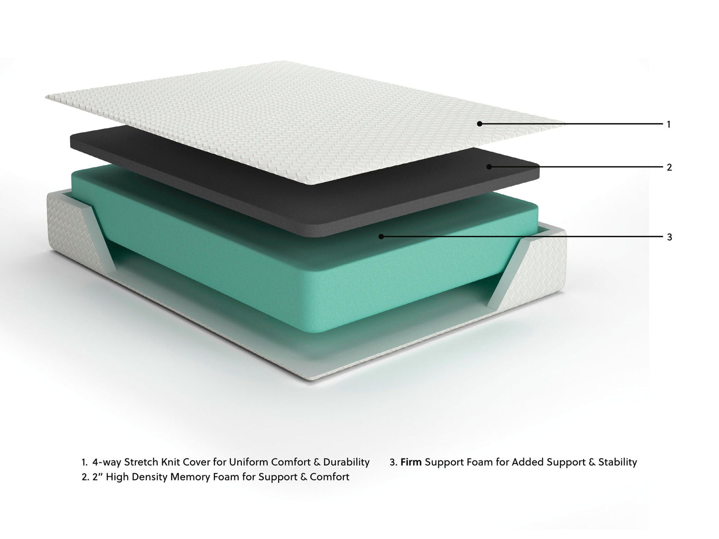 Chime 12 Inch Memory Foam - Memory Foam Mattress