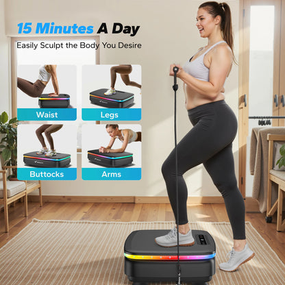 Vibration Plate Exercise Machine, Light Whole Body Workout