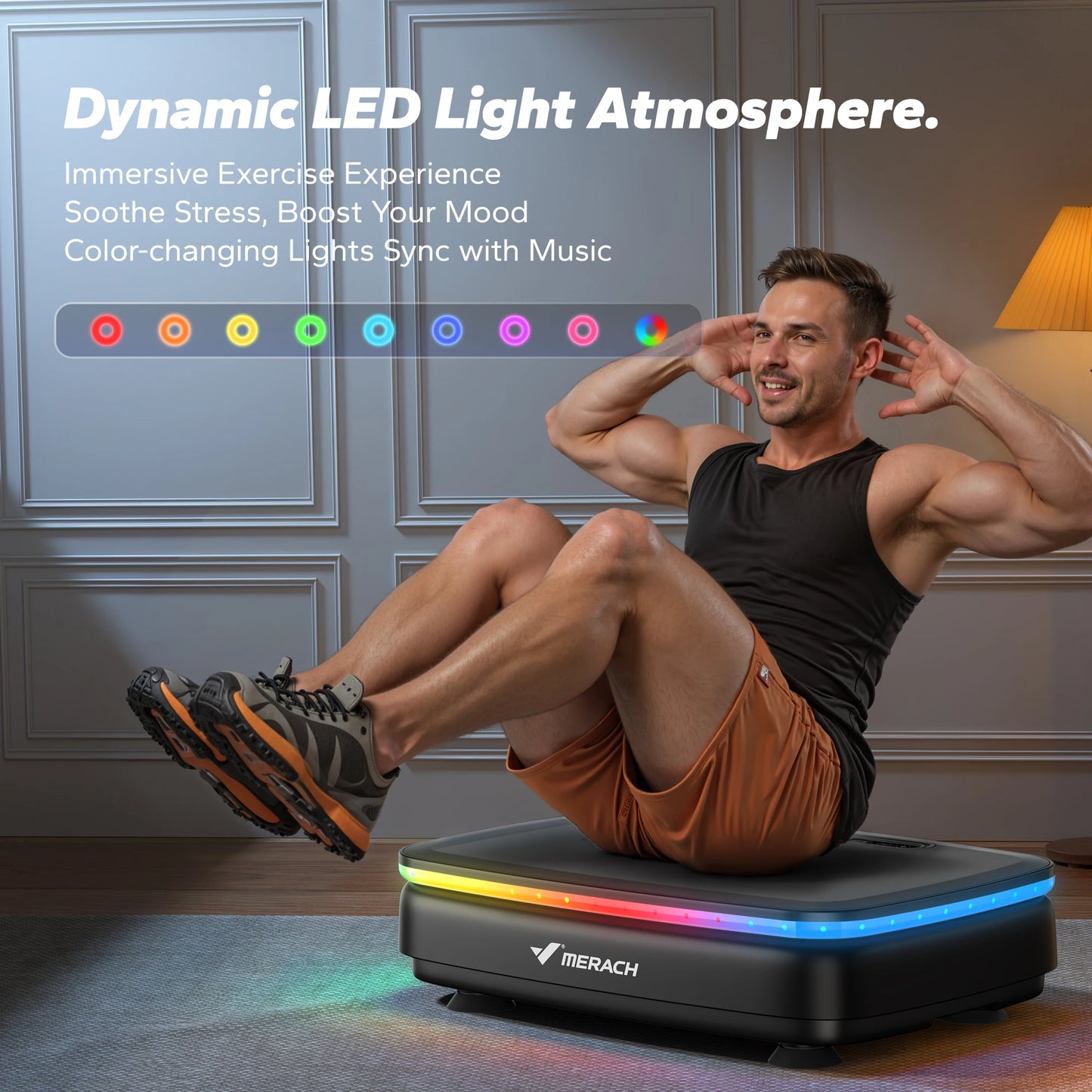 Vibration Plate Exercise Machine, Light Whole Body Workout