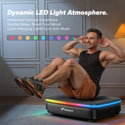 Vibration Plate Exercise Machine, Light Whole Body Workout