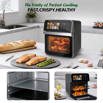 Air Fryer Toaster Oven Family Size Compact