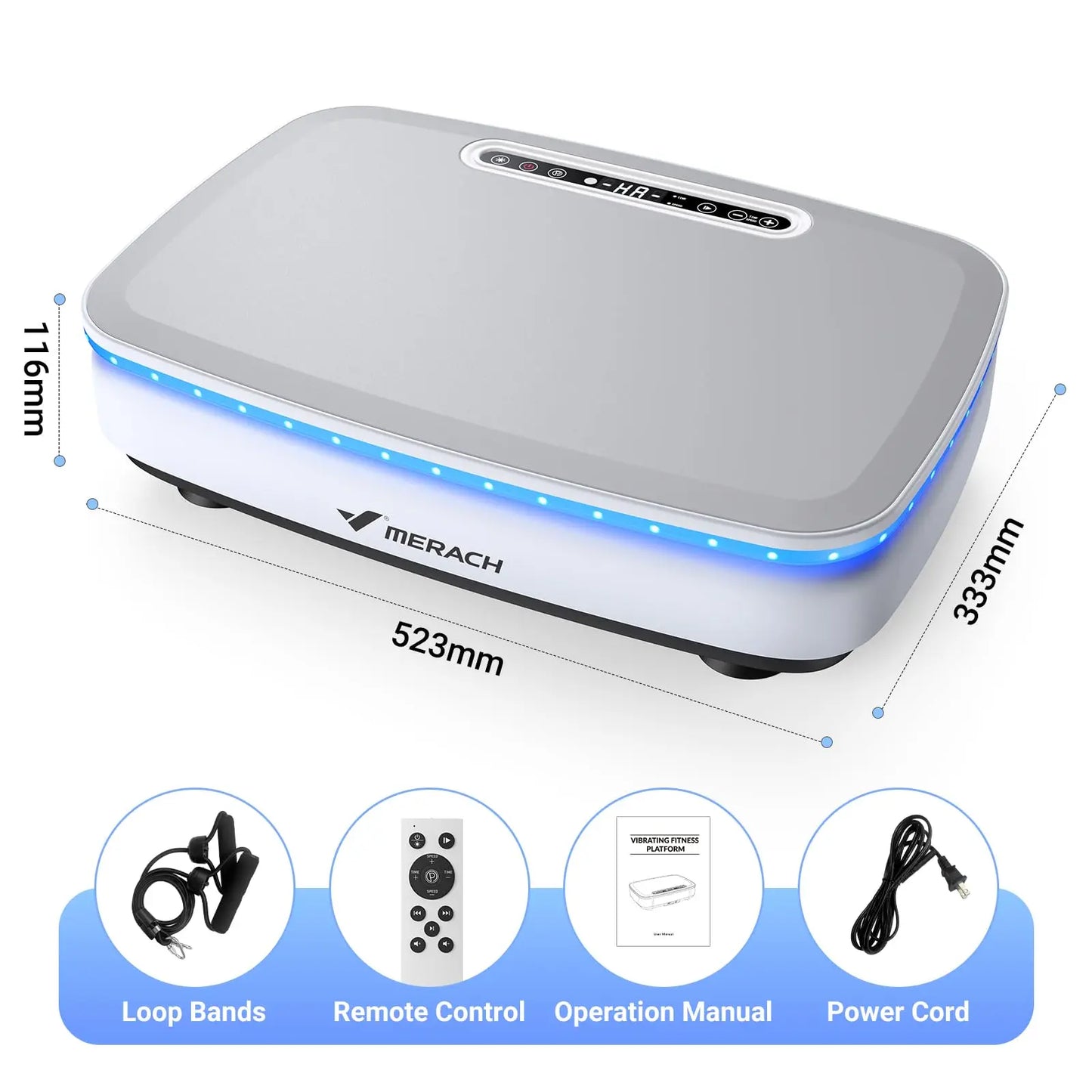 Vibration Plate Exercise Machine, Light Whole Body Workout