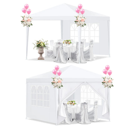 10x10/10x20/10x30ft Party Tent Outdoor Canopy Removable Sidewalls