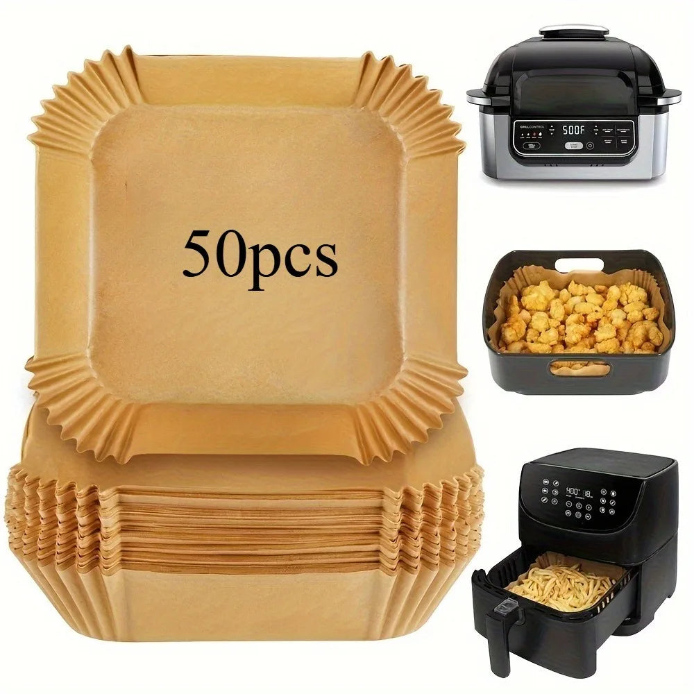 Air Fryer Parchment Liners, 5-8QT Basket
