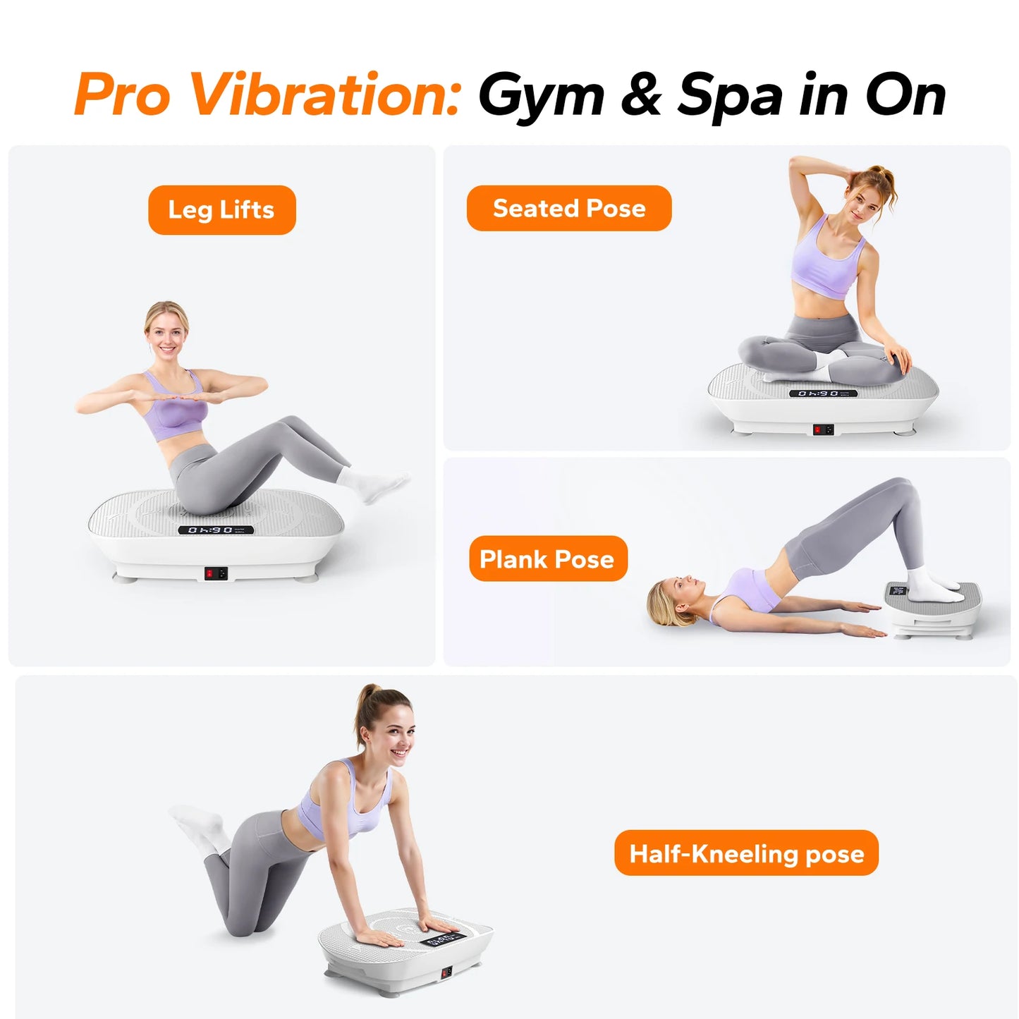 Exercise Machine Whole Body Workout Power Vibrate