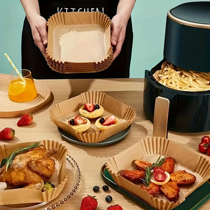 Air Fryer Parchment Liners, 5-8QT Basket