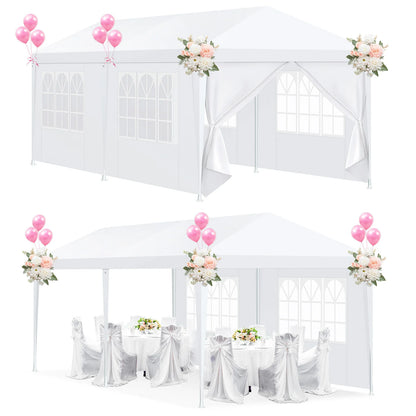 10x10/10x20/10x30ft Party Tent Outdoor Canopy Removable Sidewalls