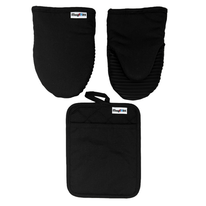 The MagMitt 3 Piece Set (Black Licorice)