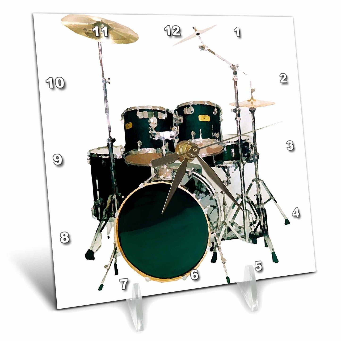 Desk Clock - Drums Music