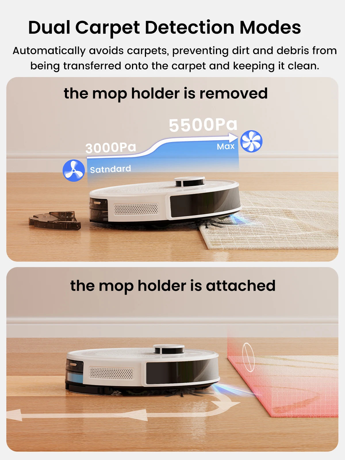 M2 Pro Robot Vacuum and Mop Combo