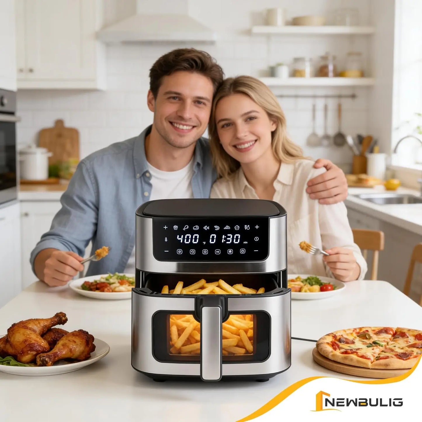 6.34 QT Air Fryer 8-in-1 Presets
