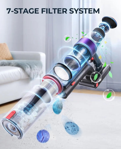 8 Cordless Vacuum Cleaner Handheld Touch Screen