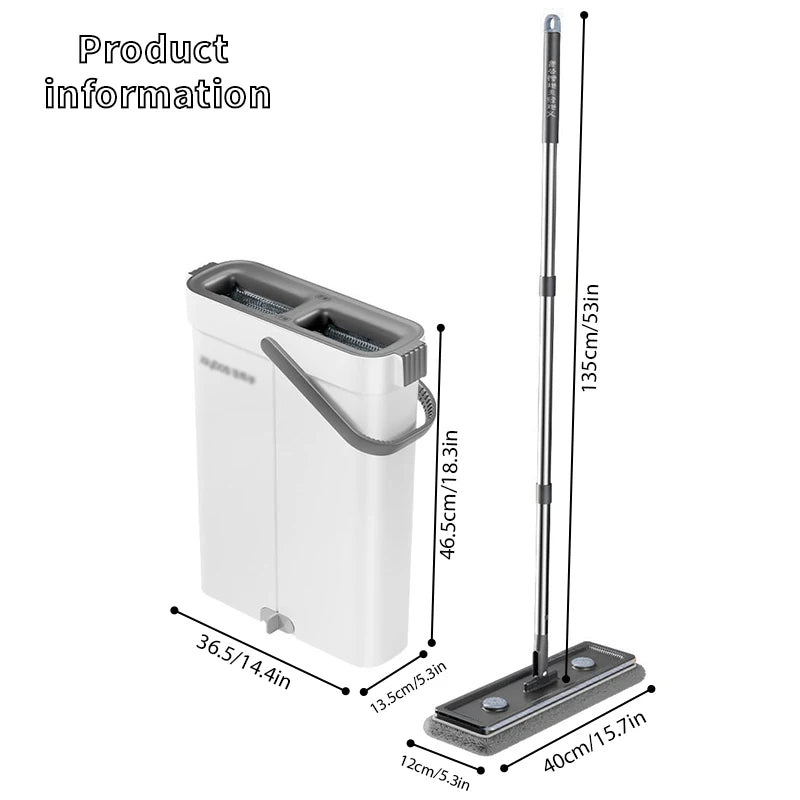 Slim Mop Bucket Set (Only 5.3" Wide)