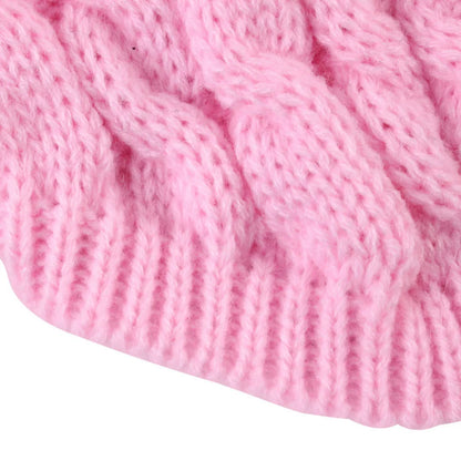 Sweater Fashion Solid Fried Dough Twists Knitting