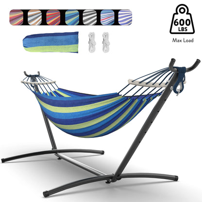 Hammock with Adjustable Stand w/Storage Bag