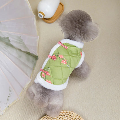New Year Chinese Pet Dog Tang Suit