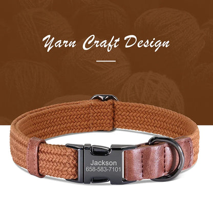 Custom Dog Collar Free Engraved Pet Name