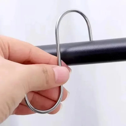 10-30PCS Metal S Hooks Stainless Steel