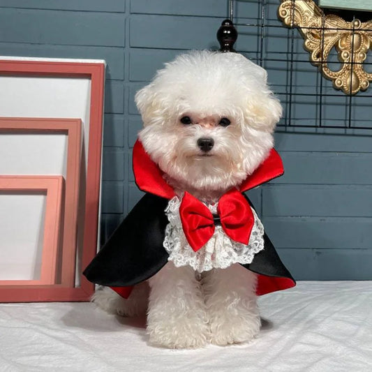 Dogs Halloween Vampire Cape Small Medium Dogs