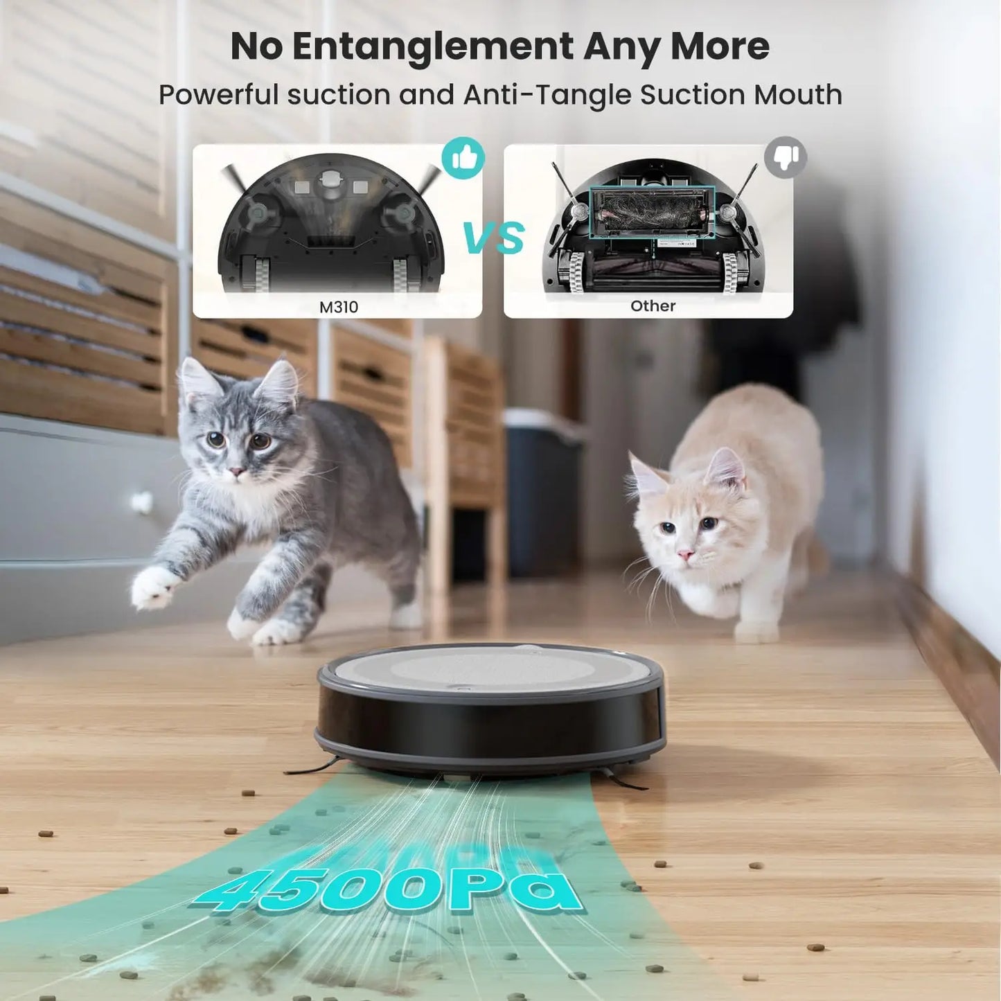 Lefant M310 Robot Vacuum Cleaner Voice Control