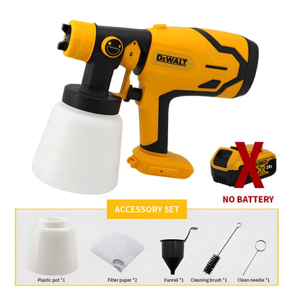 Dewalt Airbrush Brushless Electric Spray Gun Lightweight Paint Sprayer Uniform Spray for Home Improvement And DIY Projects