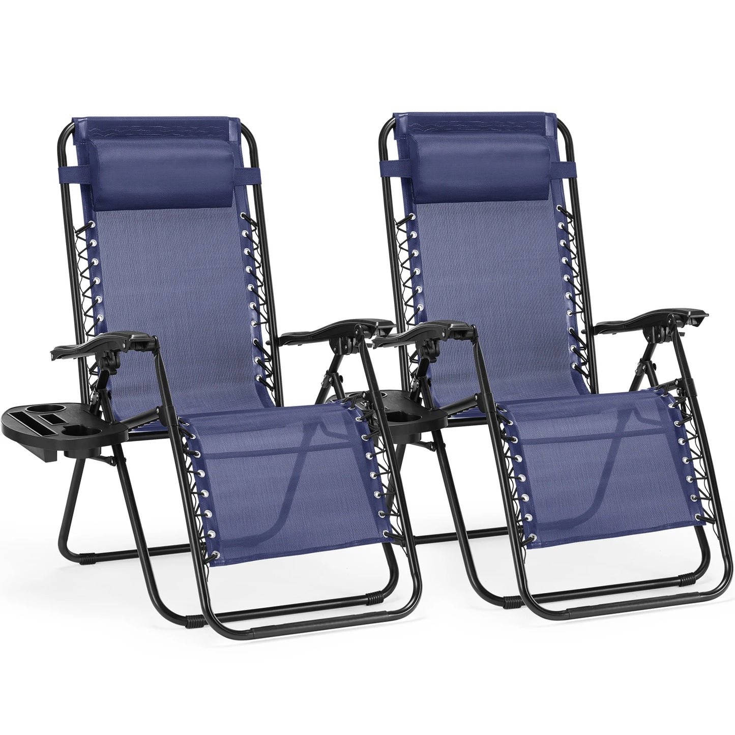 Portable Recliner Camping Patio Outdoor Lounge Chair
