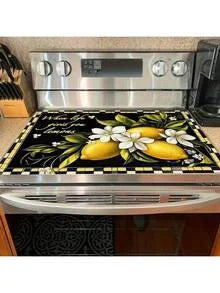 2 D Stove Cover, Tree Design, Branches Leaves,