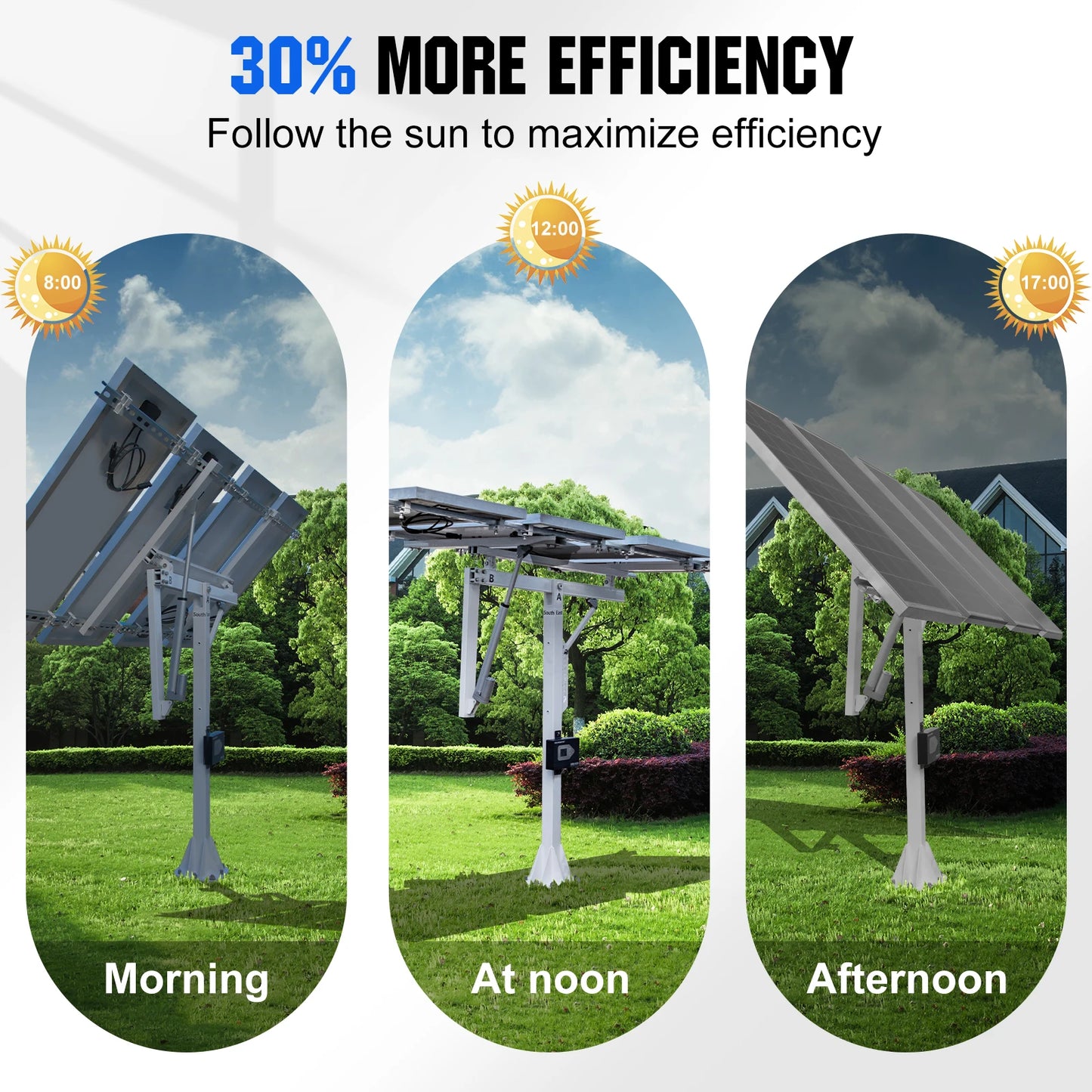 Solar Panel Single Axis Tracking System