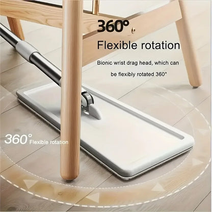 Hands-Free Flat Mop & Bucket Set