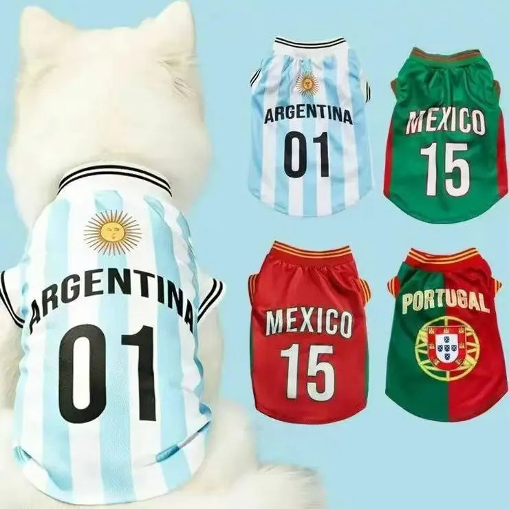 Football Uniform Large Dog Jersey Basketball Sport Clothes