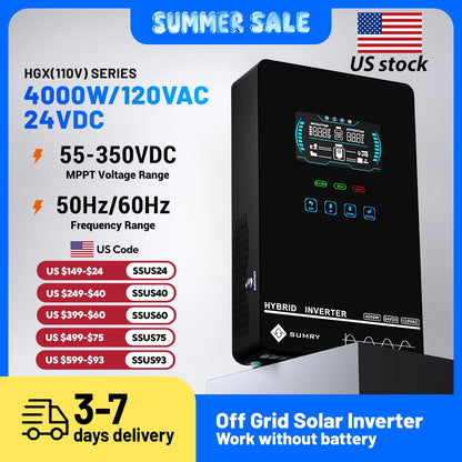 4KW 120V Off Grid Solar Inverter Charger