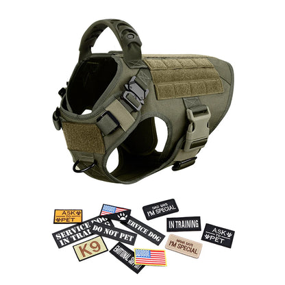 Military Large Dog Harness Collar, Harnesses, Accessories