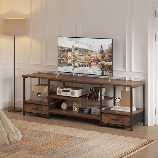 63IN Wooden Stand, Up To 75 Inch TV