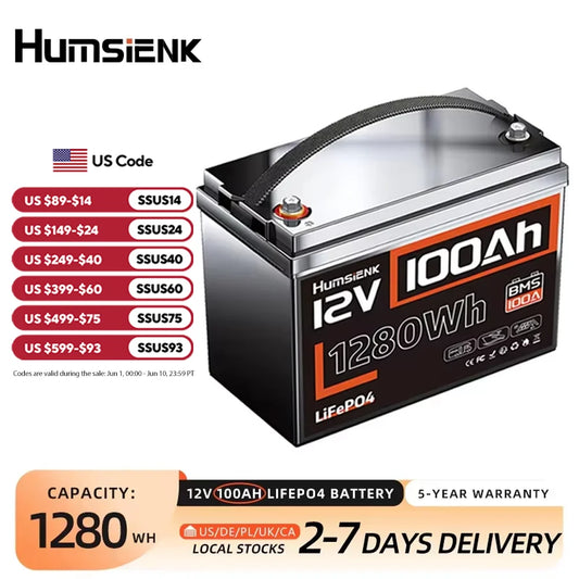 Lithium Battery For RV/ Vans/ Trolling Motor