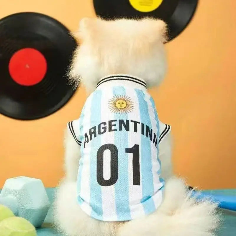 Football Uniform Large Dog Jersey Basketball Sport Clothes