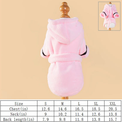 Hot-selling autumn and winter pet pajamas