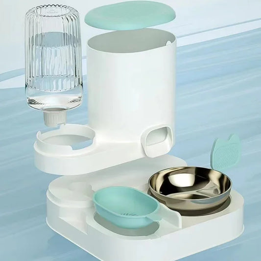 2 In 1 Automatic Pet Water Fountain Pet Food Dispenser