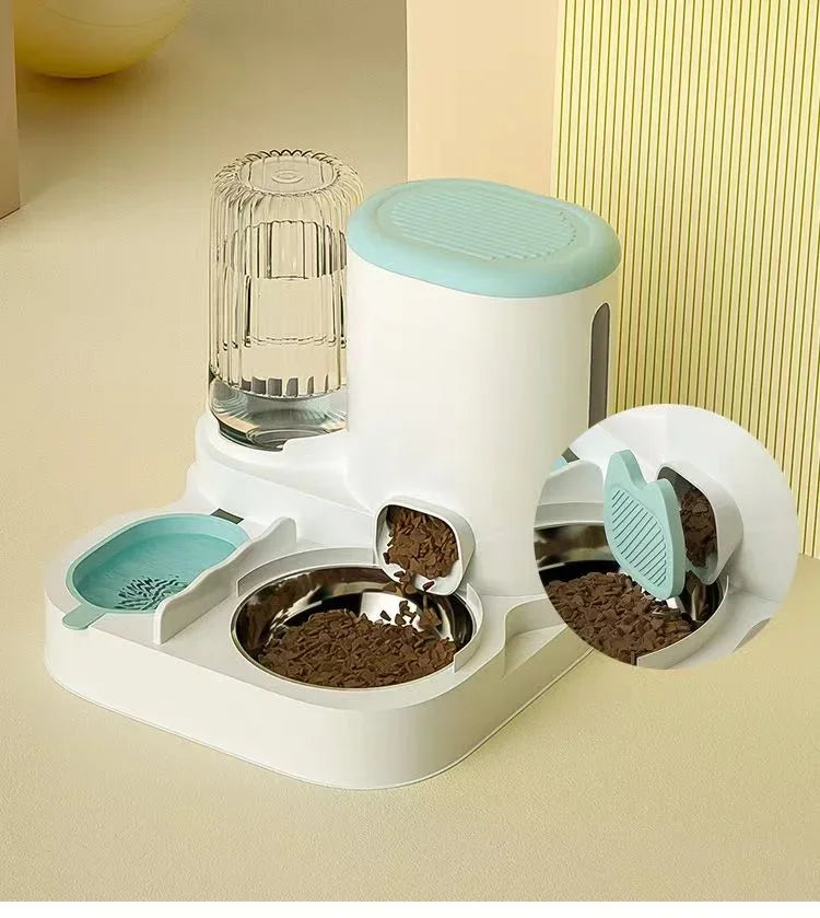 2 In 1 Automatic Pet Water Fountain Pet Food Dispenser