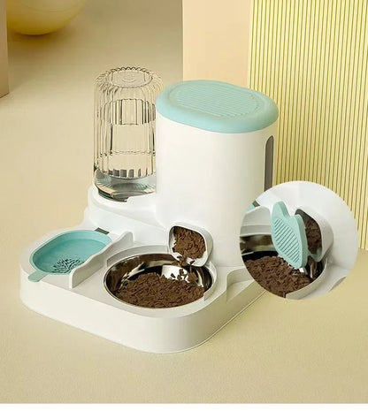 2 In 1 Automatic Pet Water Fountain Pet Food Dispenser