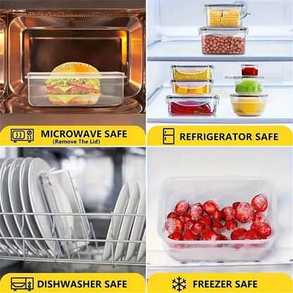 48 Food Storage 24 Airtight Containers Lids